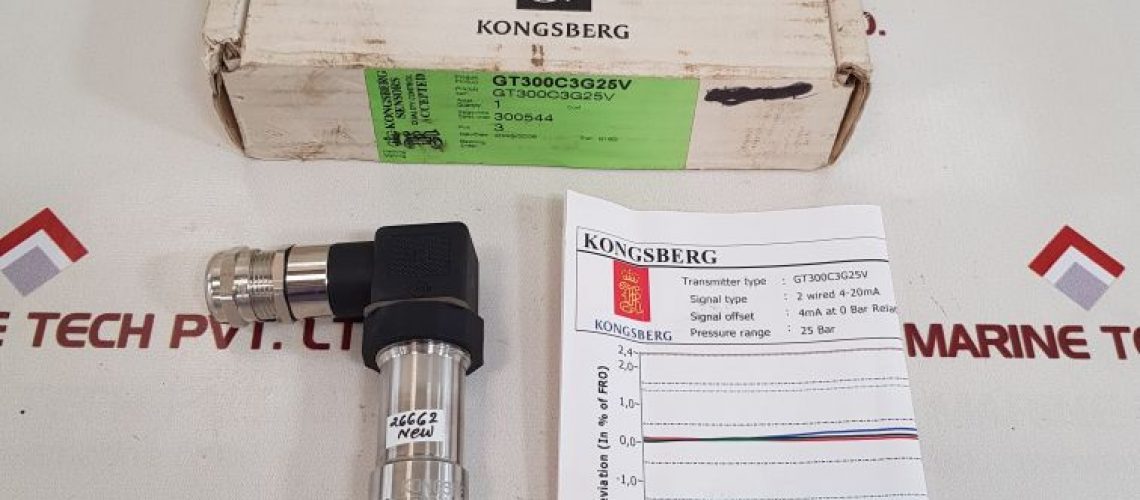 KONGSBERG GT300C3G25V PRESSURE TRANSMITTER