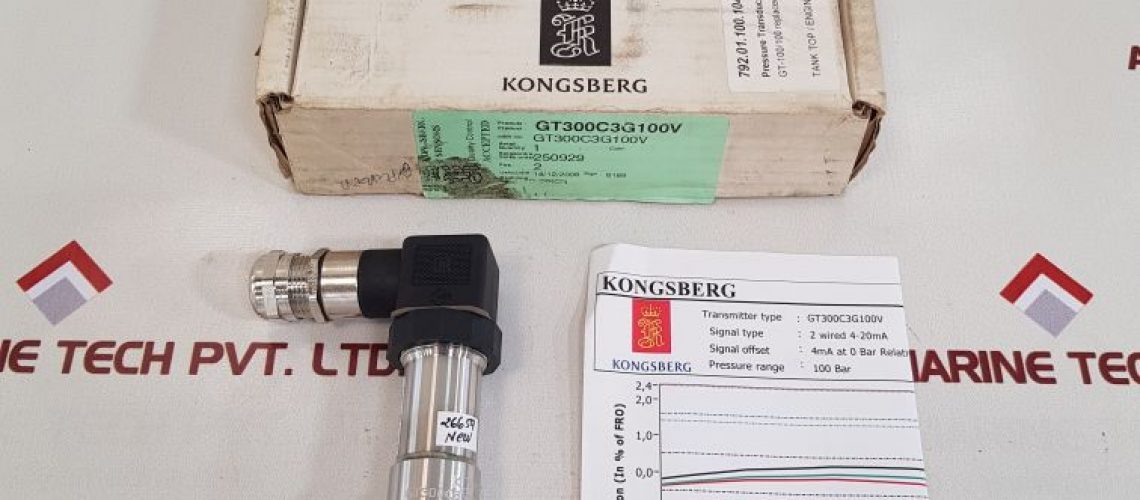 KONGSBERG GT300C3G100V PRESSURE TRANSMITTER