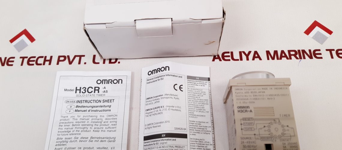 OMRON H3CR-A SOLID-STATE TIMER 1.2S TO 300H