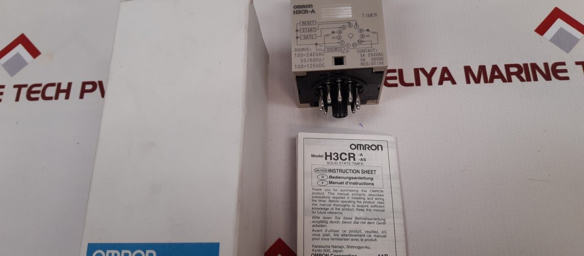 OMRON H3CR-A SOLID-STATE TIMER 1.2S TO 300 H