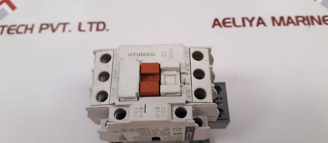HYUNDAI HIMC 22 MAGNETIC CONTACTOR KS C4504 AC-3-0-0