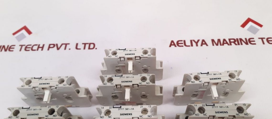 SIEMENS 3TY7 561-1A AUXILIARY CONTACT BLOCK