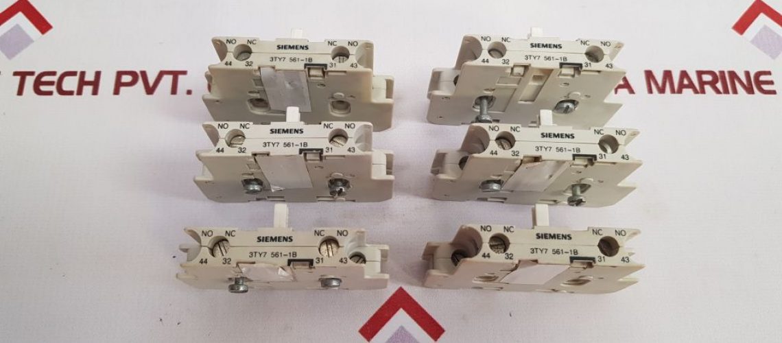 SIEMENS 3TY7 561-1B AUXILIARY CONTACT BLOCK