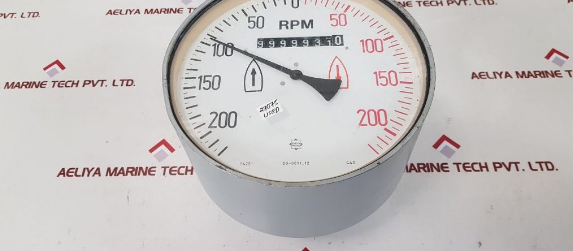 RHEIN TACHO D3-0031.12 RPM METER