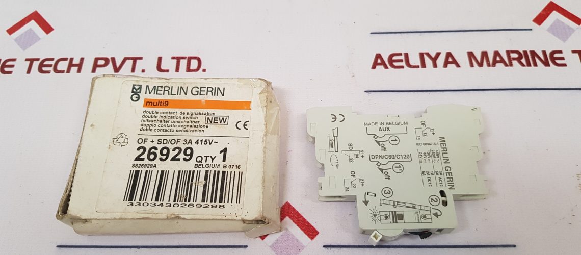 MERLIN GERIN 26929 AUXILIARY CONTACT