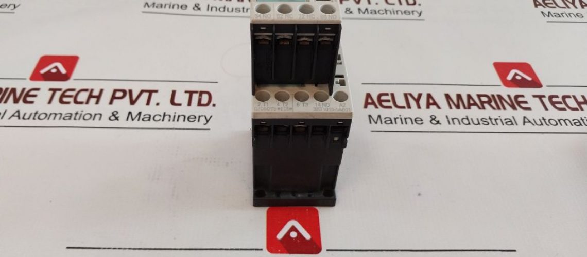 SIEMENS 3RT1015-1AB01 CONTACTOR WITH AUXILIARY CONTACT BLOCK 3RH1911-1FA22