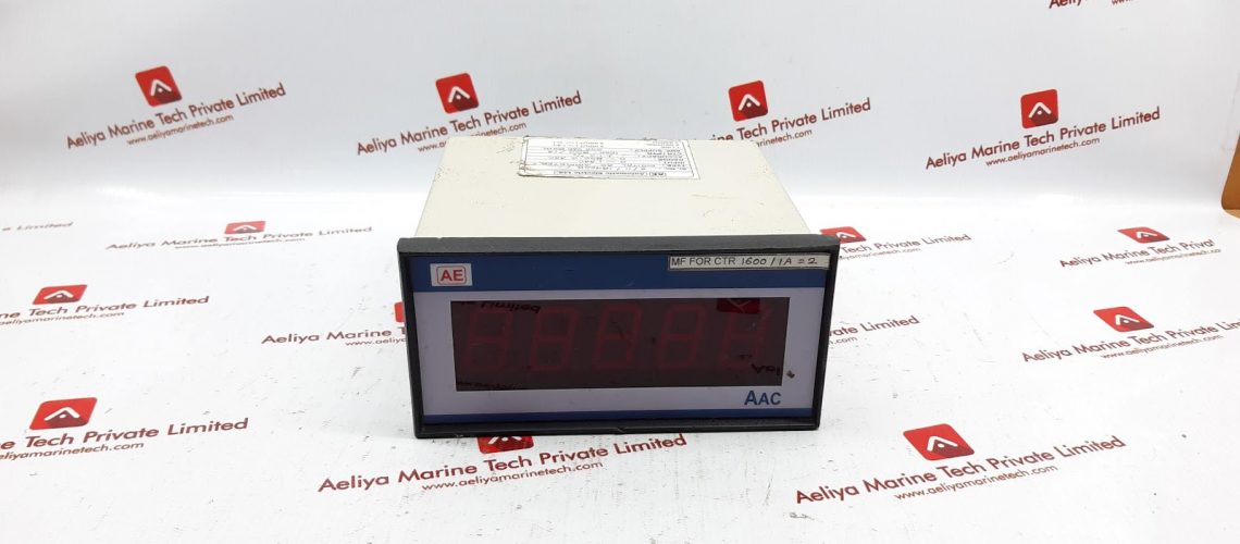 AUTOMATIC ELECTRIC DIGITAL AC AMMETER 0-800.0 AAC-1443 (1)