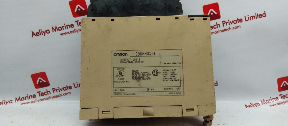 OMRON C200H-0C224 OUTPUT UNIT MODULE 250VAC