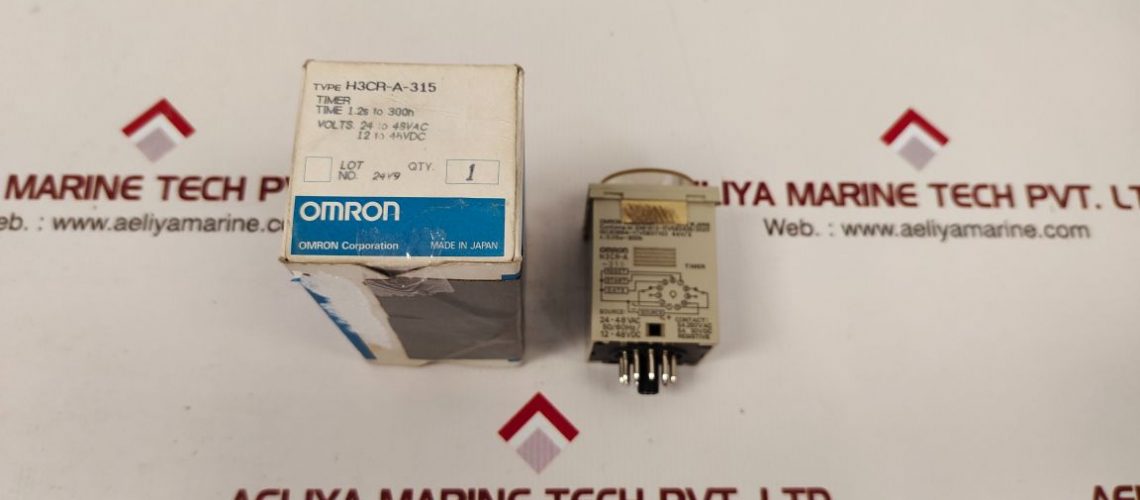 OMRON H3CR-A-315 TIMER 1.2S TO 300H