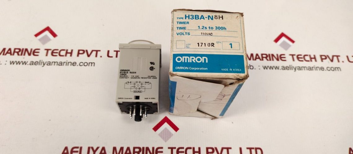 OMRON H3BA-N8H TIMER 110 VAC