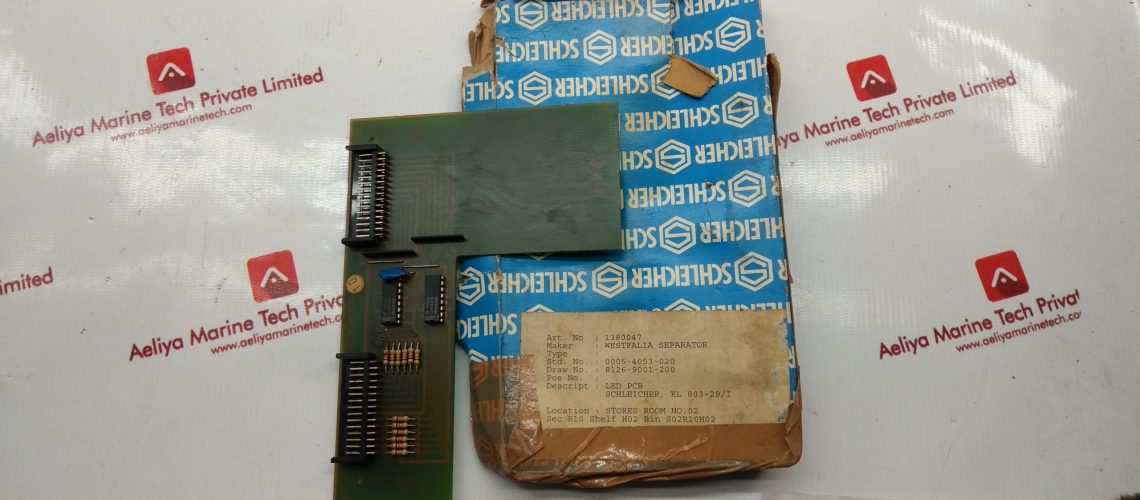 SCHLEICHER KL 803-29/I PCB CARD 1380047