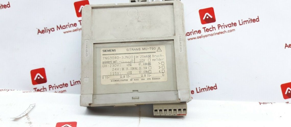 SIEMENS SITRANS MU-T907NG3040-3JN00 INSTRUMENT TRANSFORMERS-1495 (3)