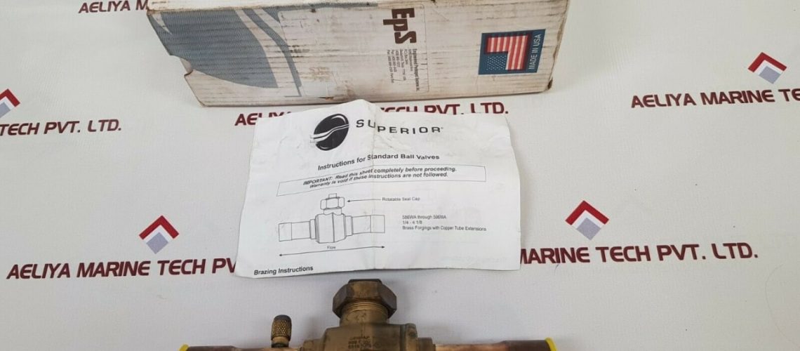SUPERIOR 592WAS-13ST INLET/OUTLET CONN BALL VALVE